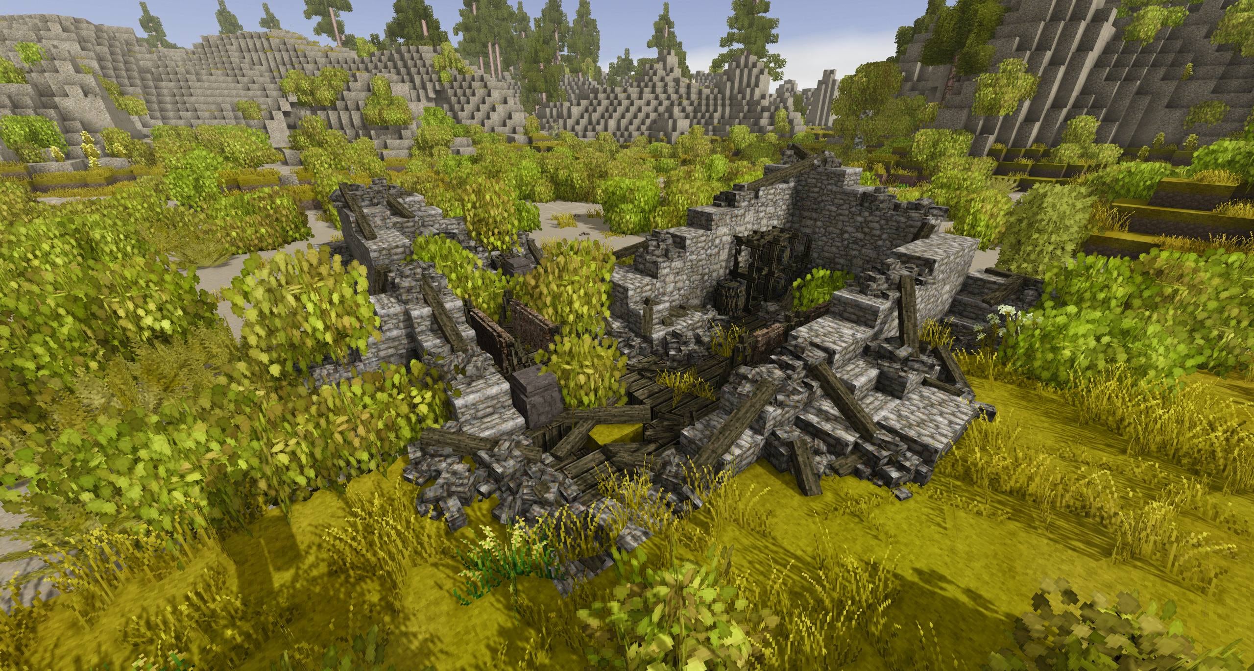Small ruined house